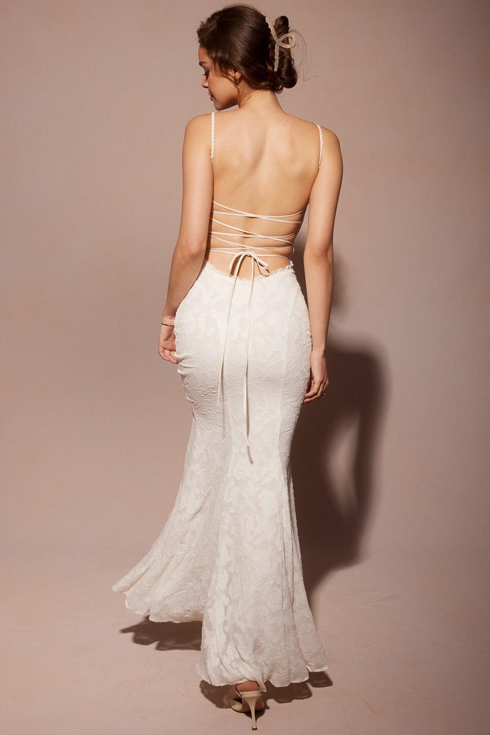 IRENE Ivory Maxi Dress