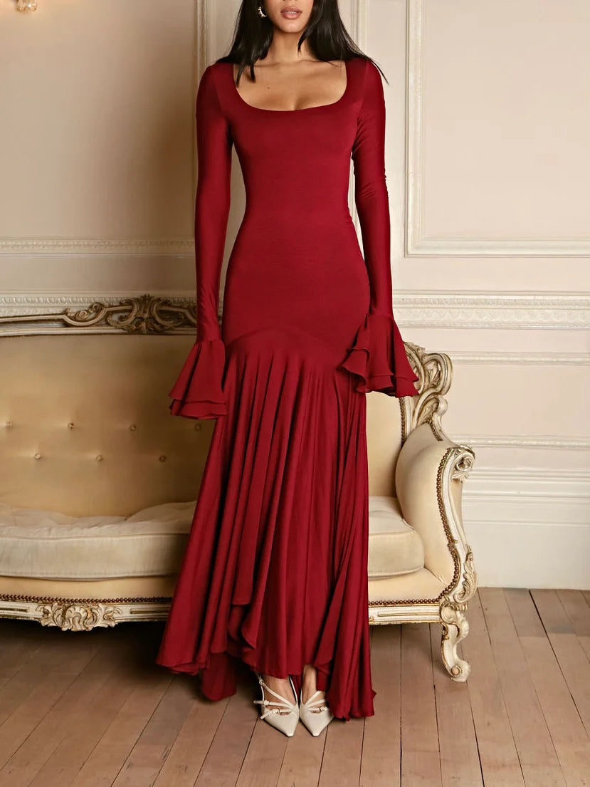 La Montagne Maxi Dress Red