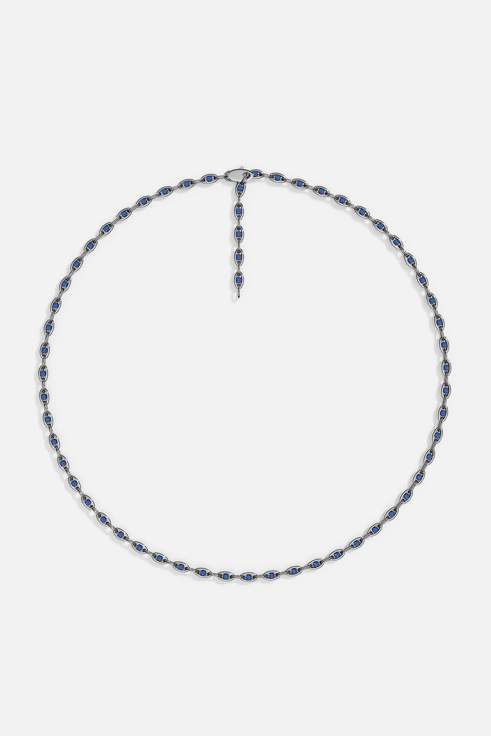 OROBORIA CHAIN ADJUSTABLE NECKLACE GREY