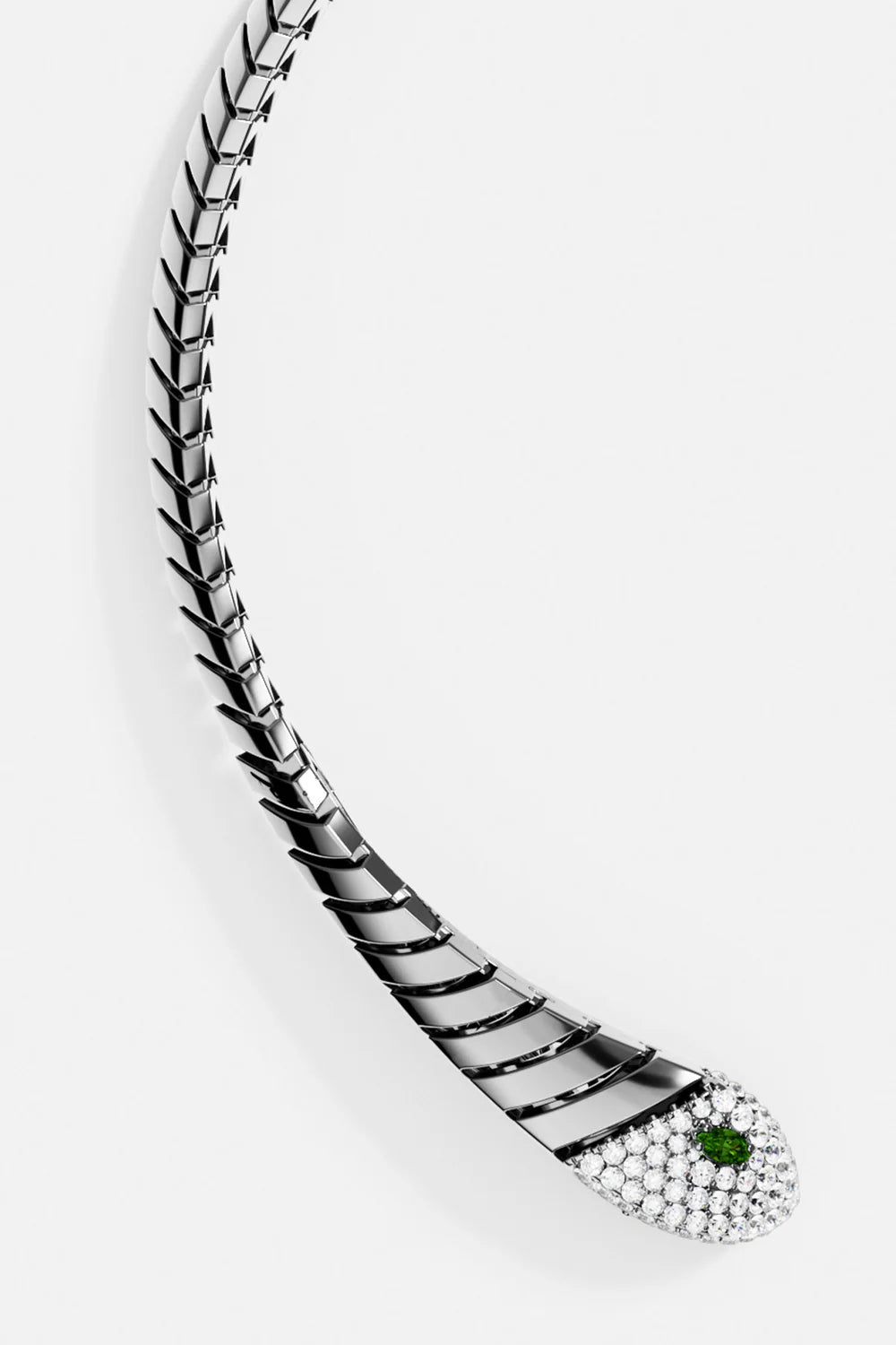 OUROBOROS WRAP AROUND CHOKER GREY