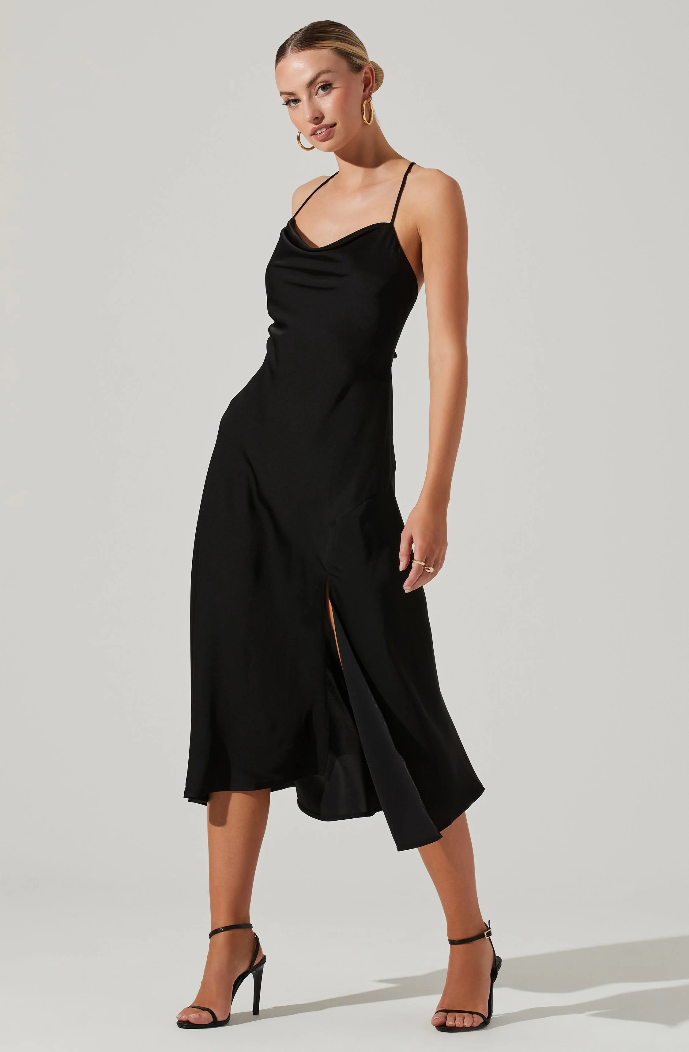 Vespera Midi Dress BLACK