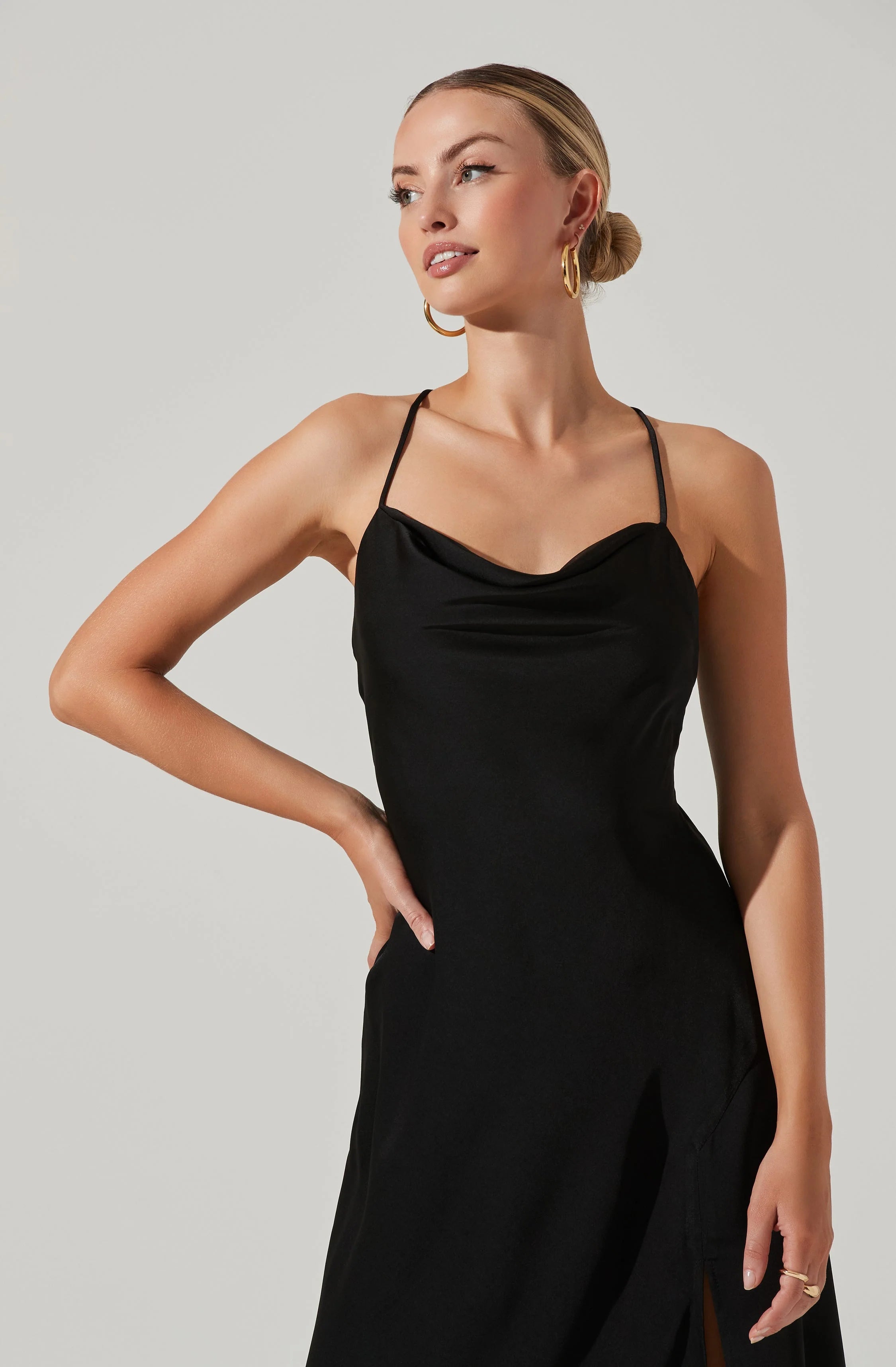 Vespera Midi Dress BLACK