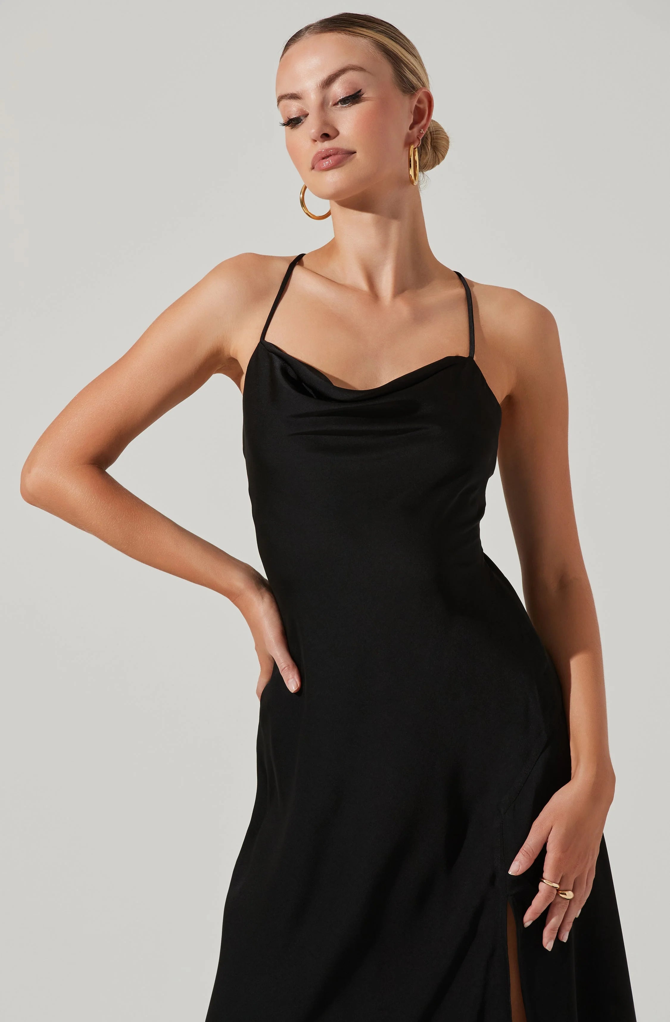 Vespera Midi Dress BLACK