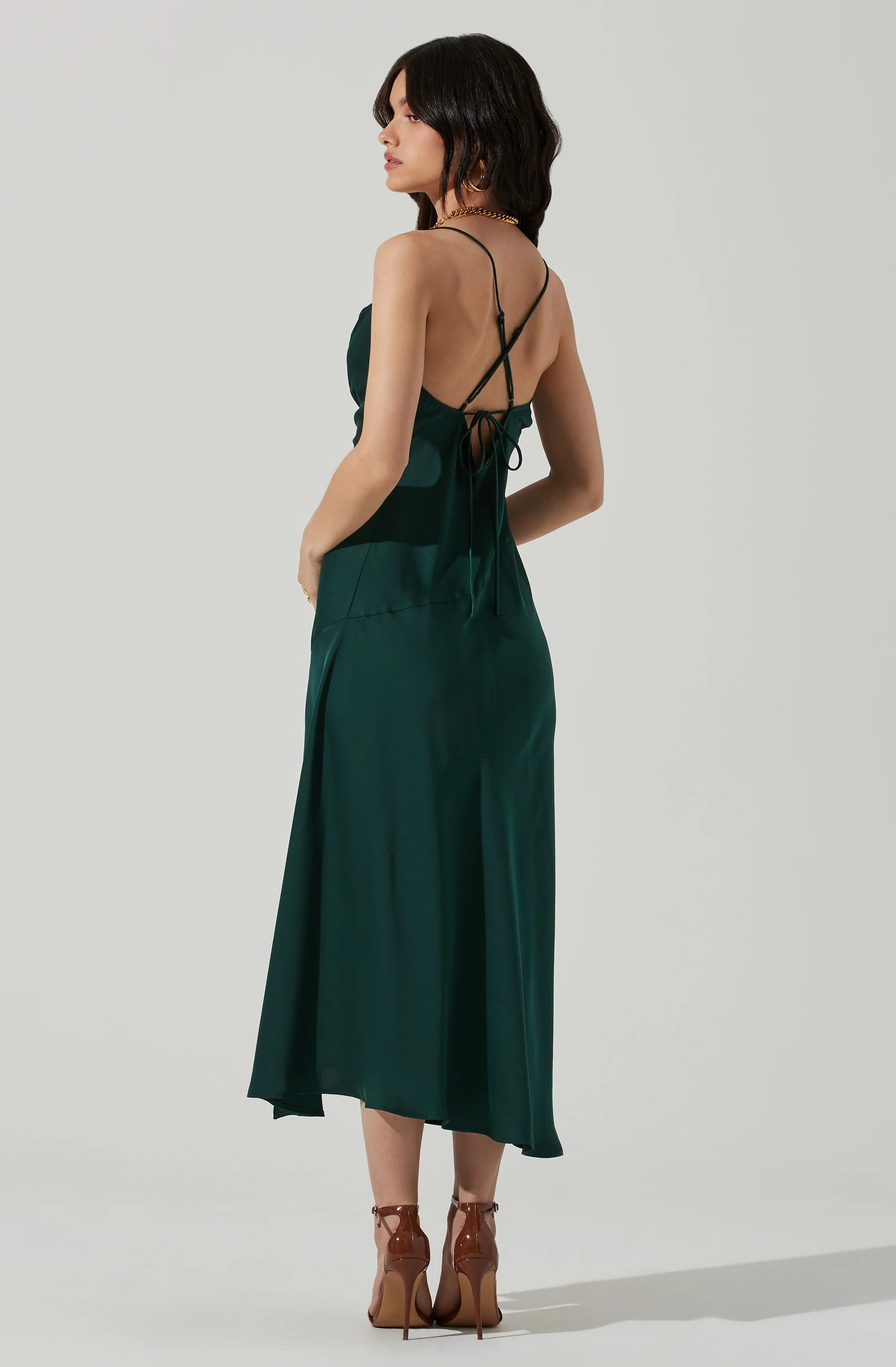 Vespera Midi Dress HUNTER GREEN