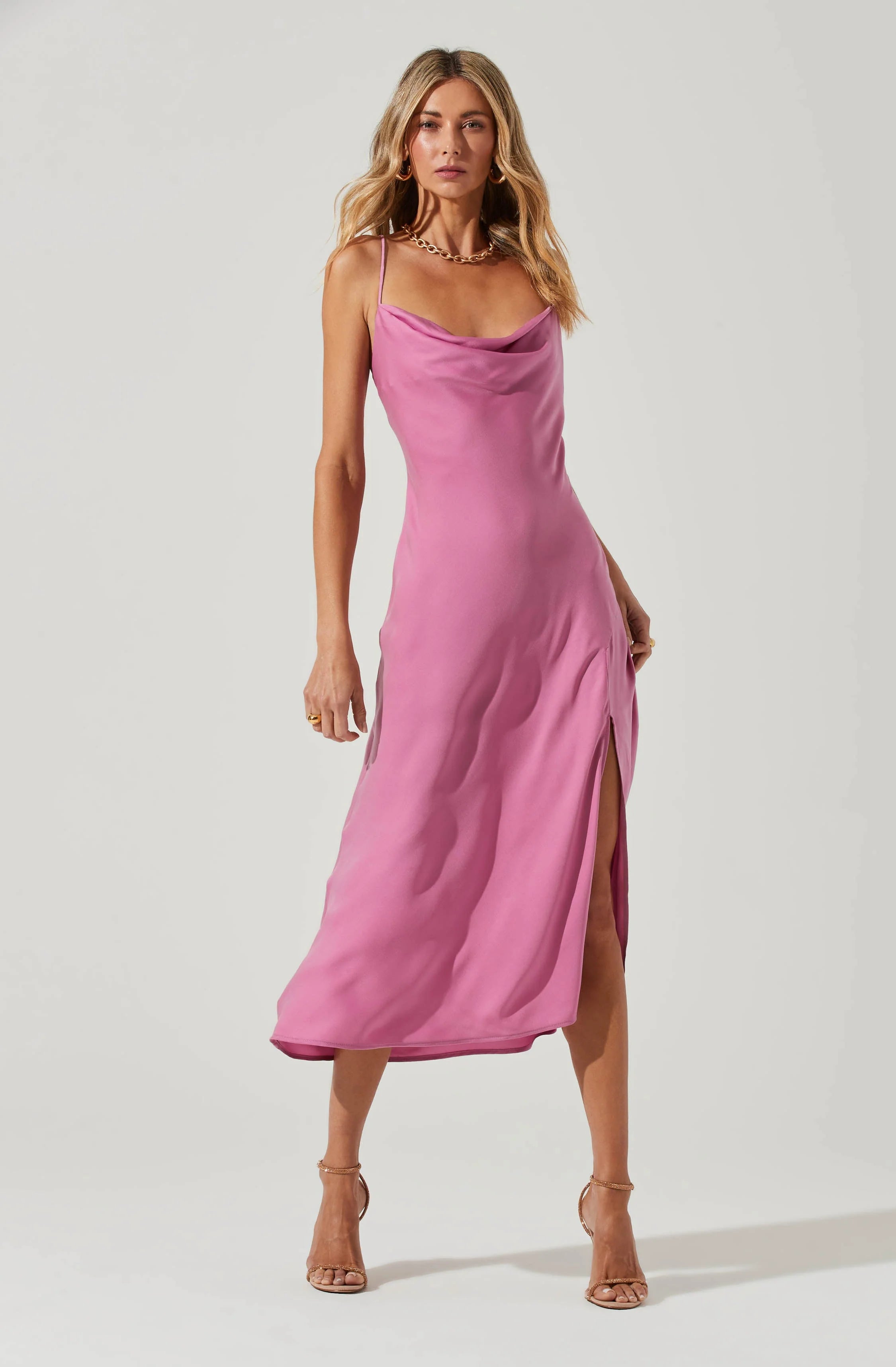 Vespera Midi Dress ICY PINK