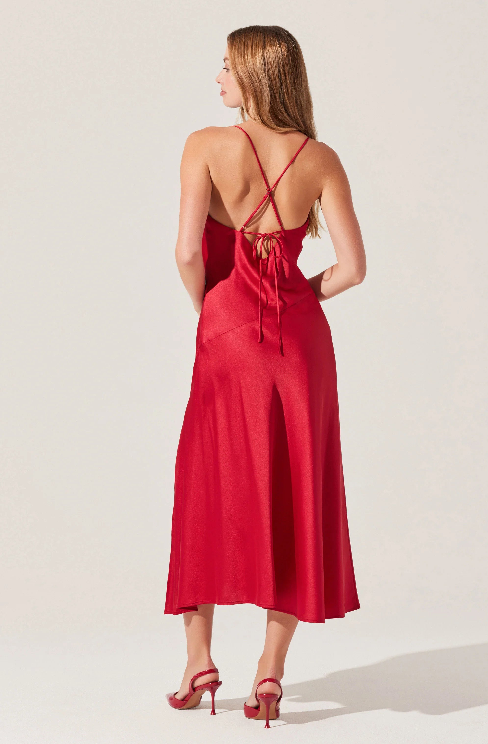 Vespera Midi Dress RED