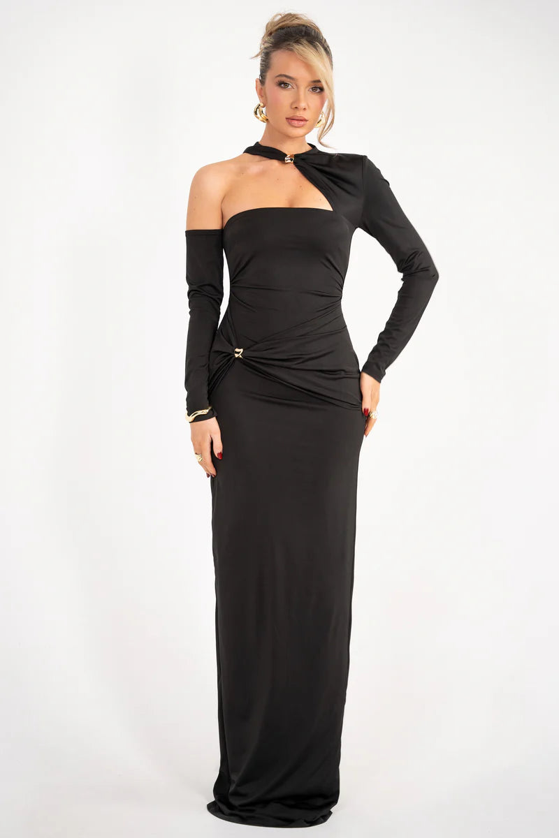 Angélique Maxi Dress BLACK