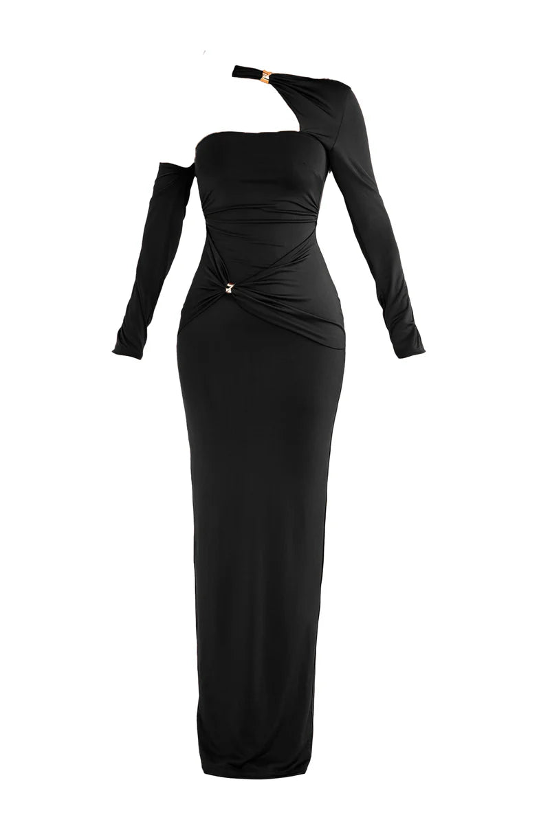 Angélique Maxi Dress BLACK