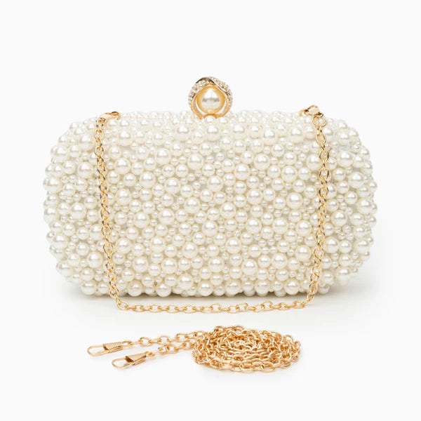 ALICE PEARL CLUTCH BAG