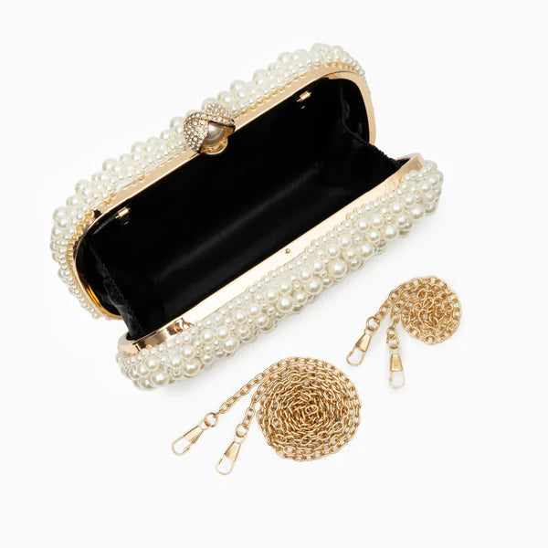 ALICE PEARL CLUTCH BAG