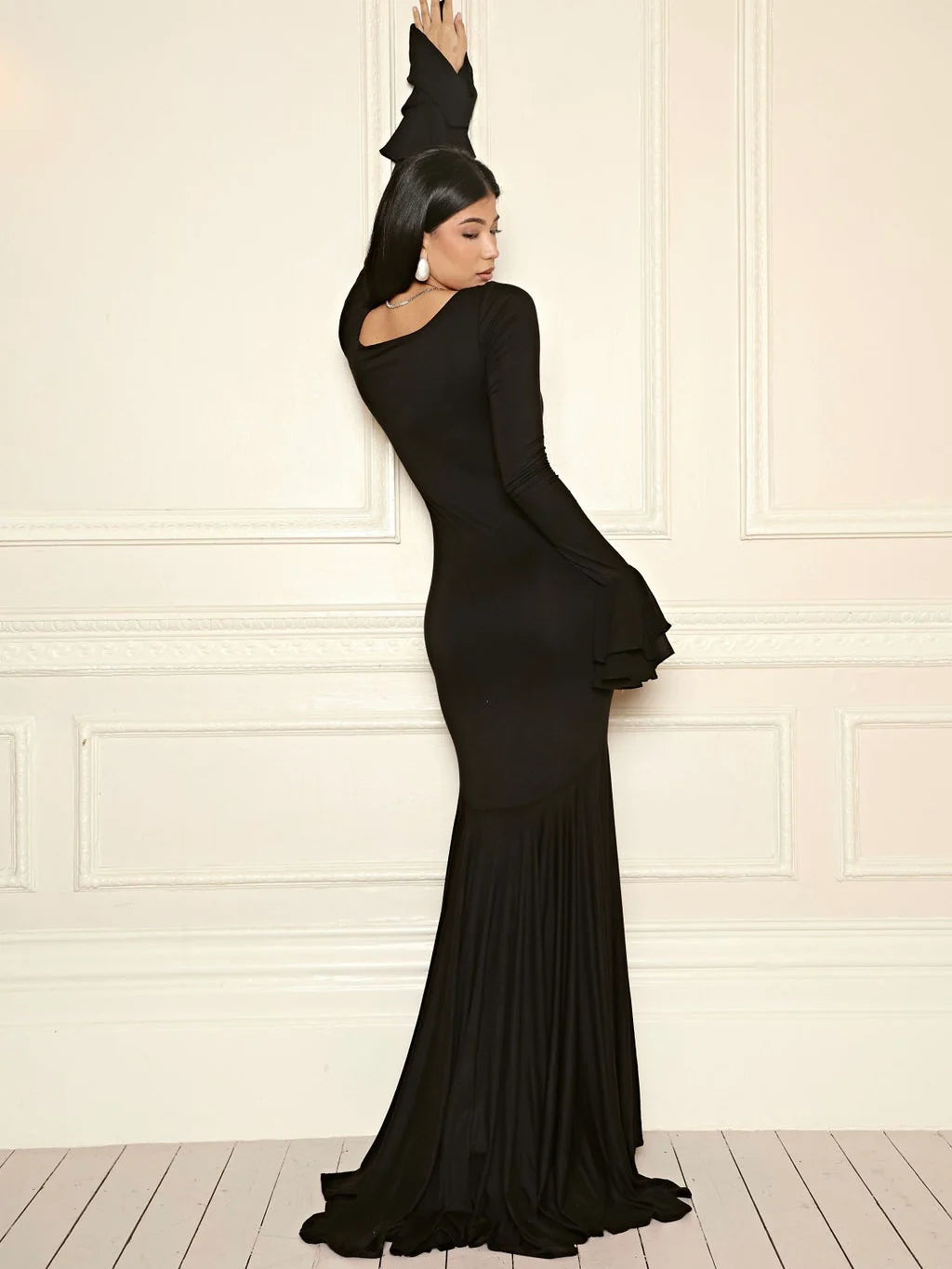 La Montagne Maxi Dress Black