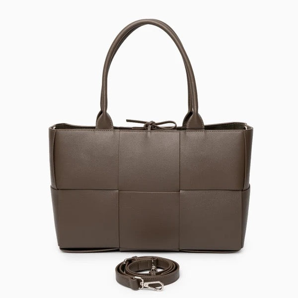 KARINE MEDIUM TOTE BAG Cedar Brown