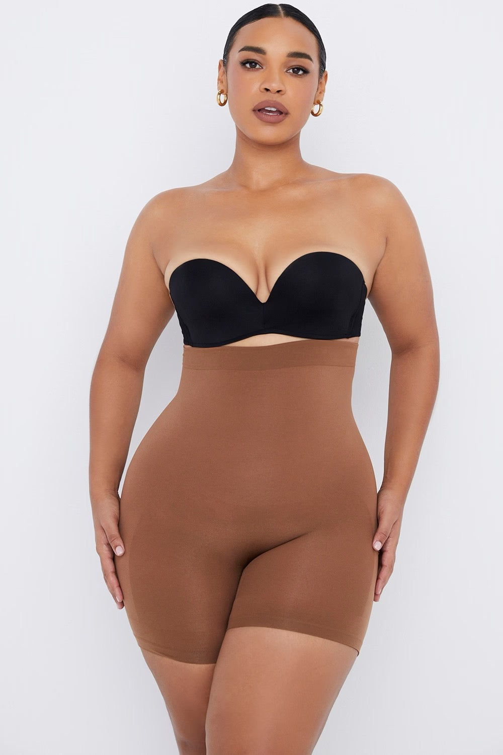 SCULPTING SHORTS MOCHA