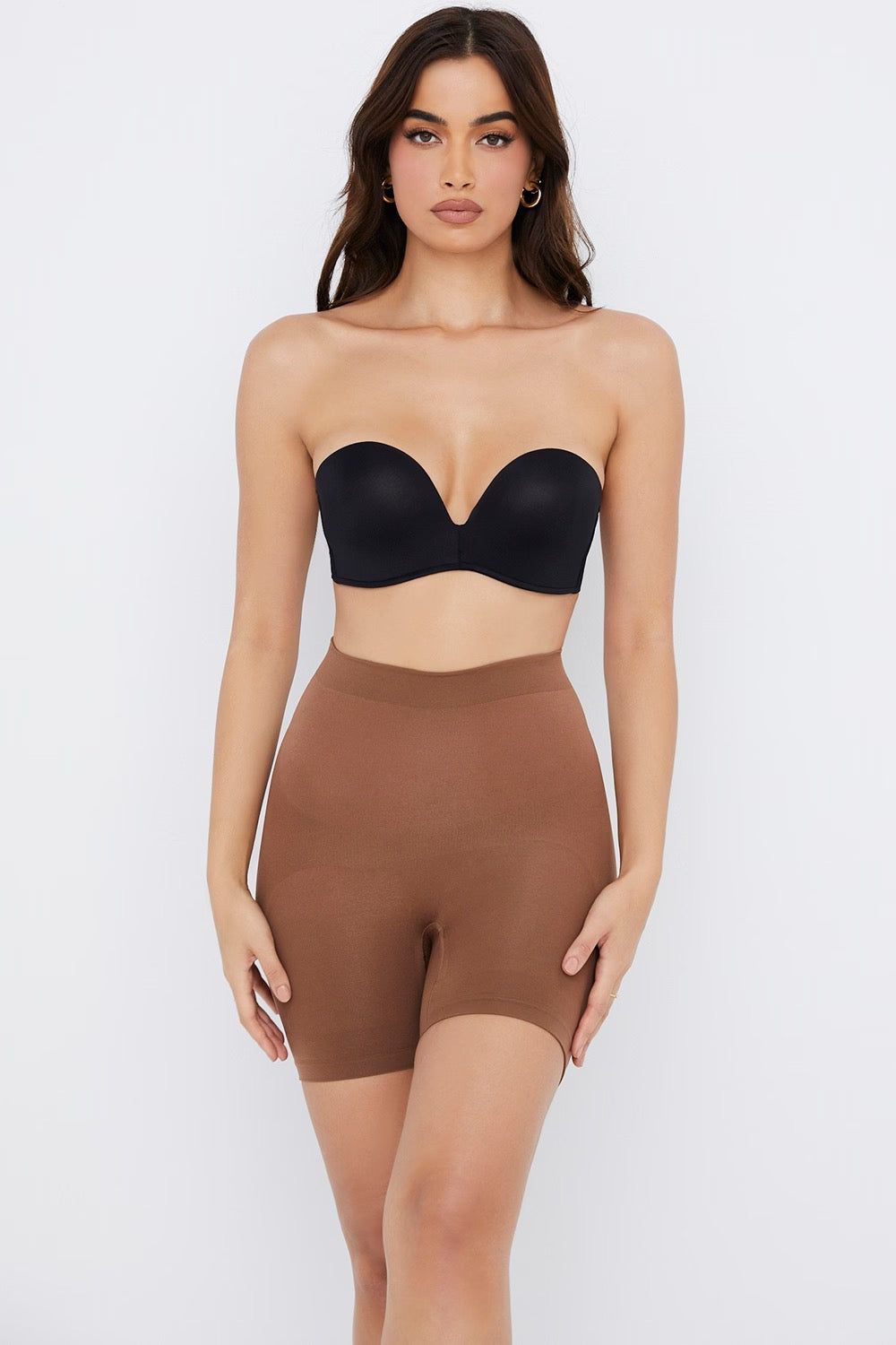 SCULPTING SHORTS MOCHA