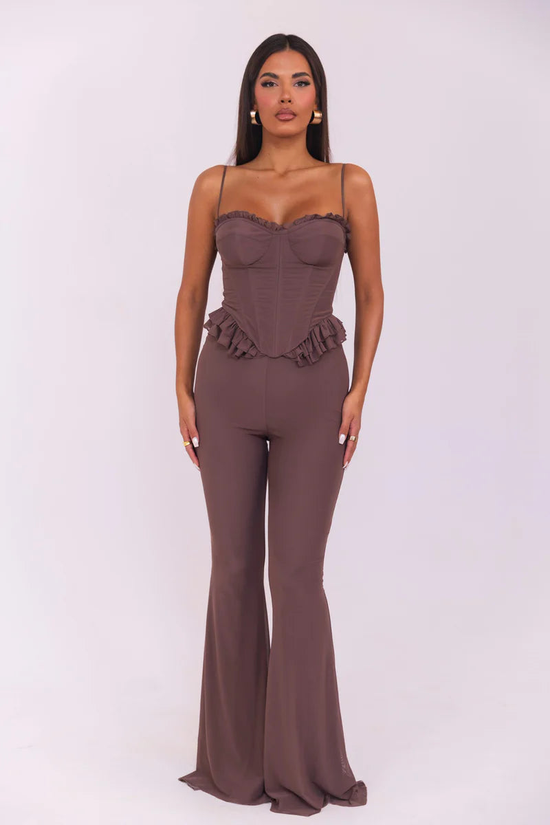 Zenovia Corset Set MOCHA