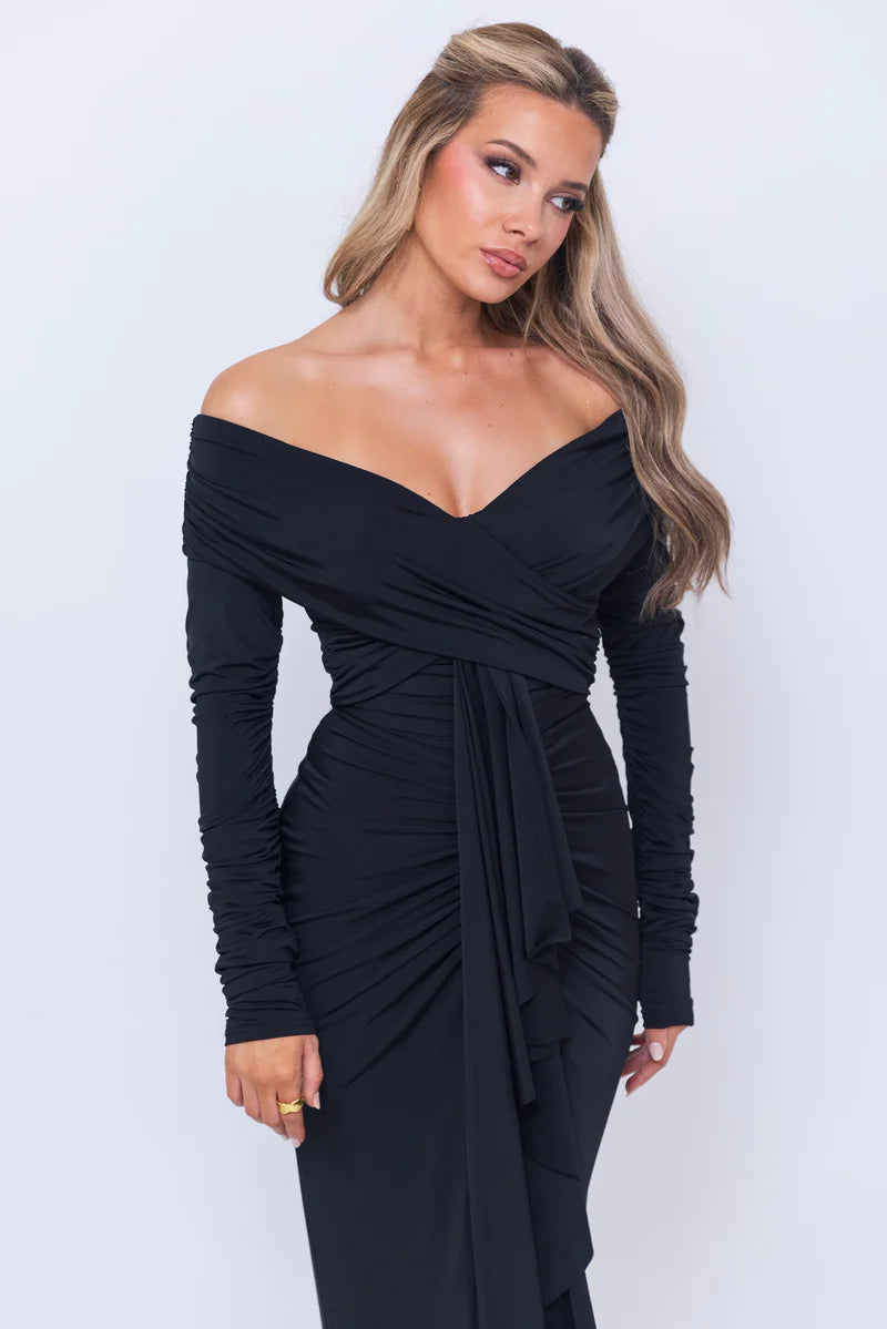 Liora Maxi Dress BLACK