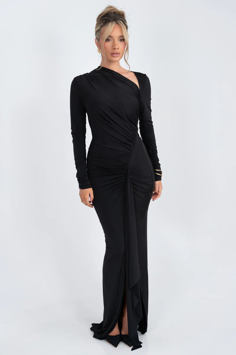 Noëlle Maxi Dress BLACK