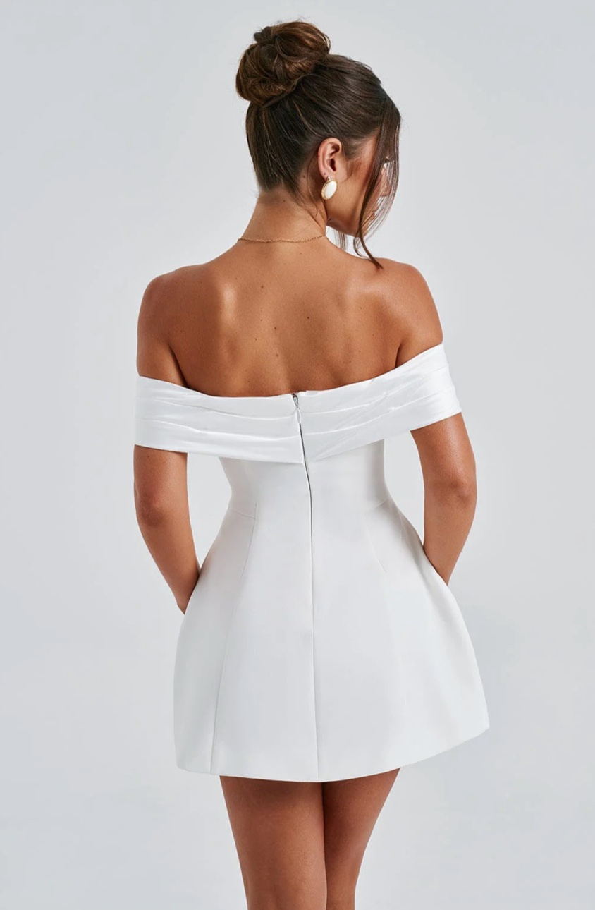 AMAYA MINI DRESS - IVORY