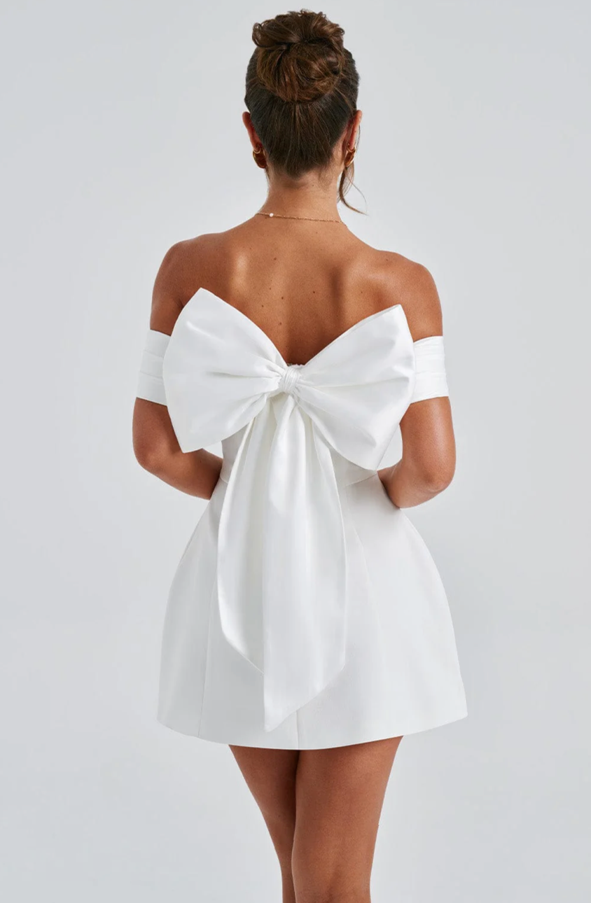 AMAYA MINI DRESS - IVORY