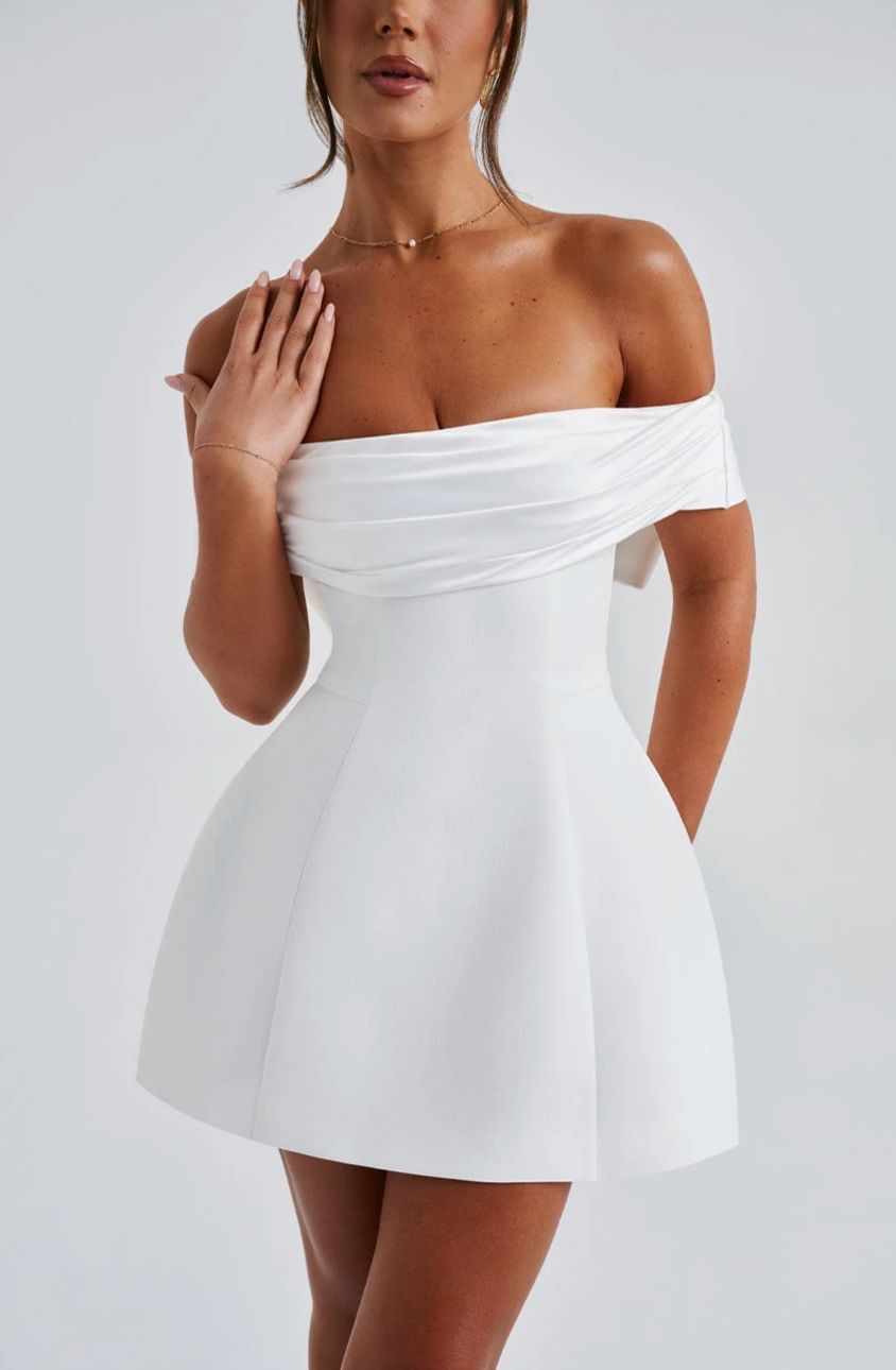 AMAYA MINI DRESS - IVORY