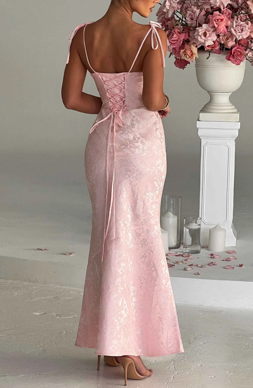 CELIA MAXI DRESS - BLUSH