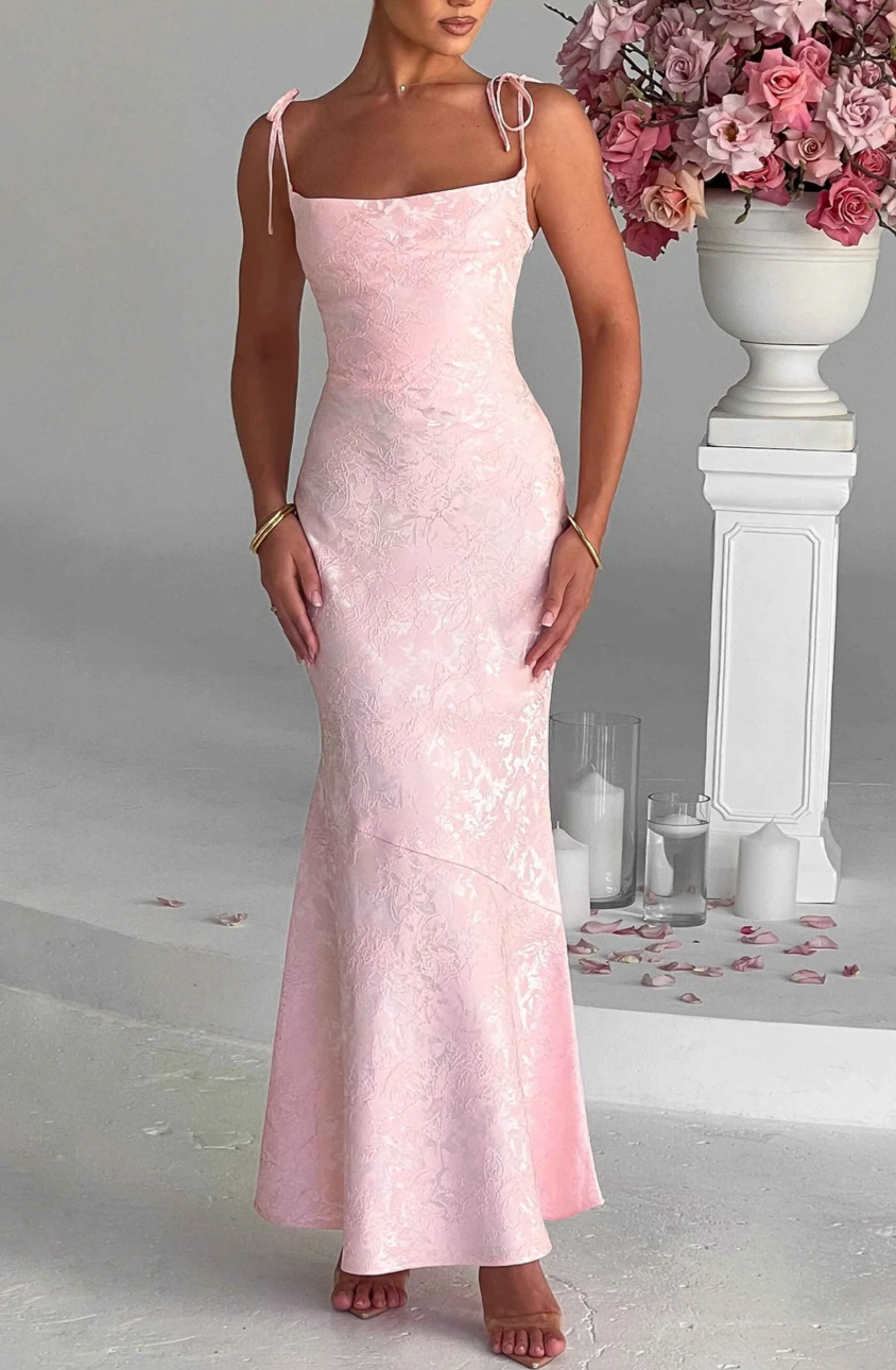 CELIA MAXI DRESS - BLUSH