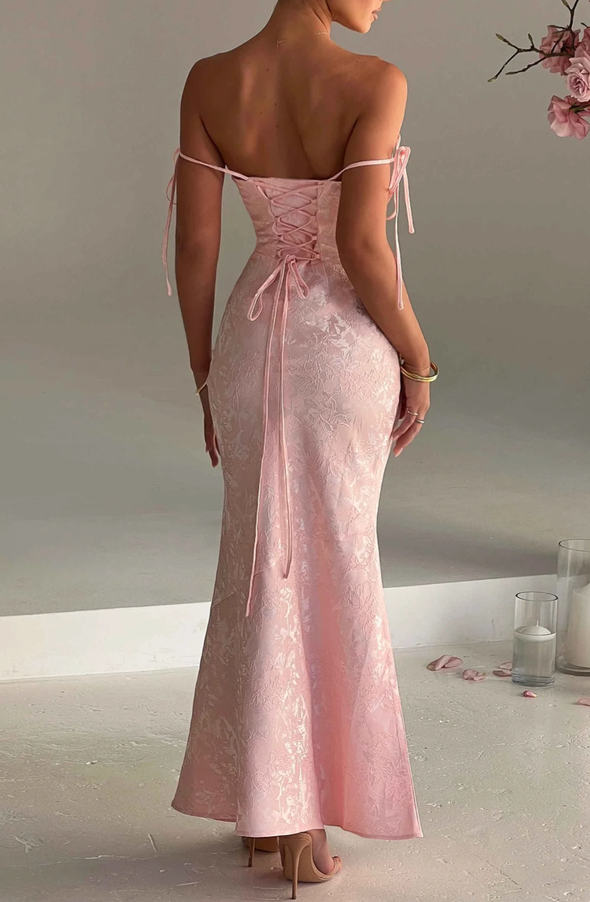 CELIA MAXI DRESS - BLUSH