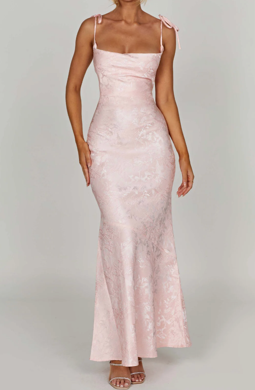 CELIA MAXI DRESS - BLUSH