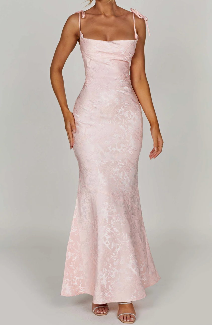 CELIA MAXI DRESS - BLUSH