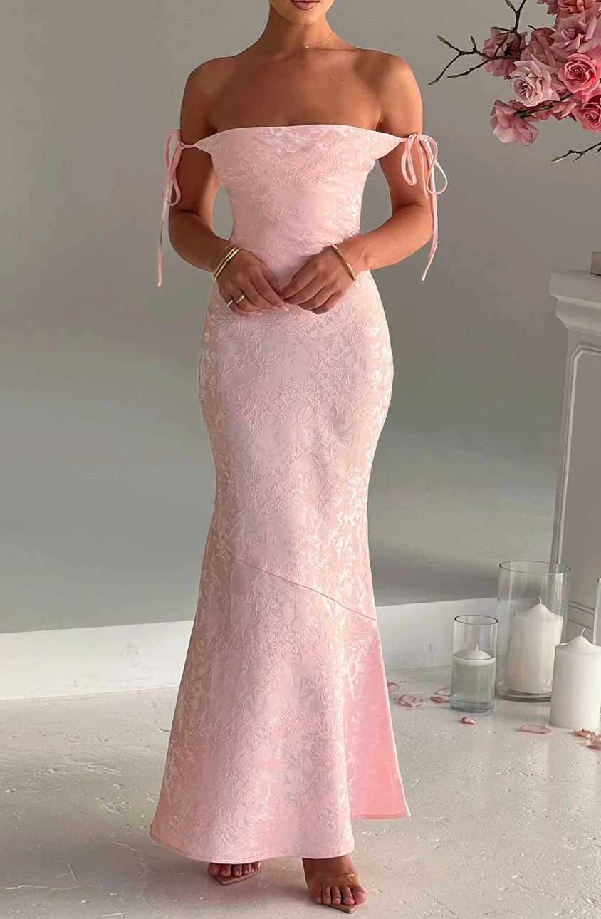 CELIA MAXI DRESS - BLUSH