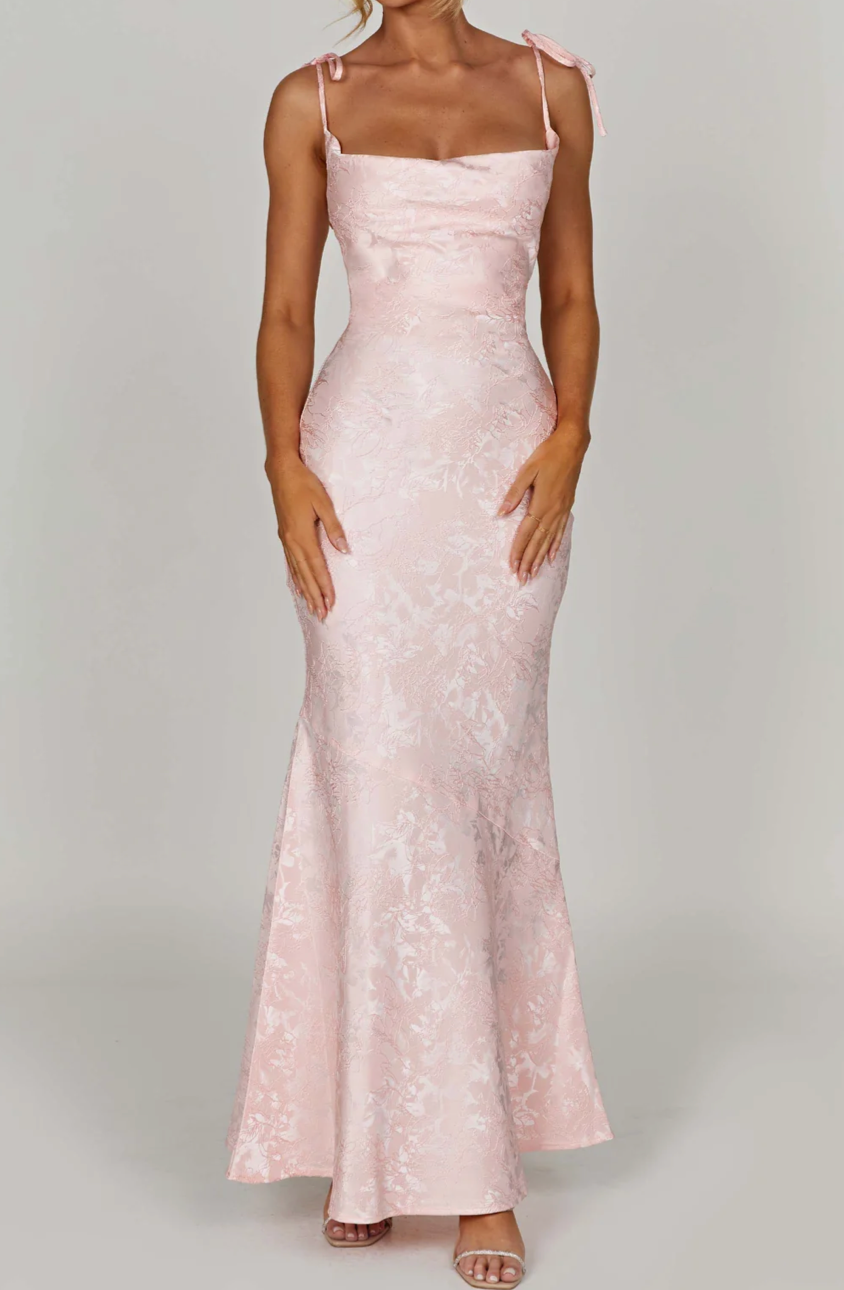 CELIA MAXI DRESS - BLUSH