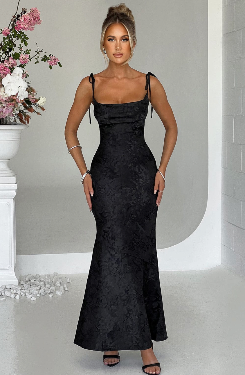 CELIA MAXI DRESS - BLACK