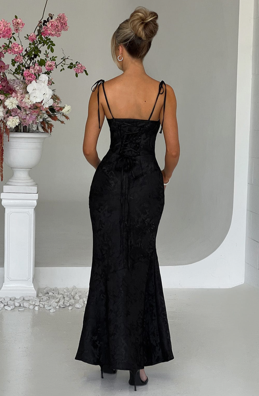 CELIA MAXI DRESS - BLACK