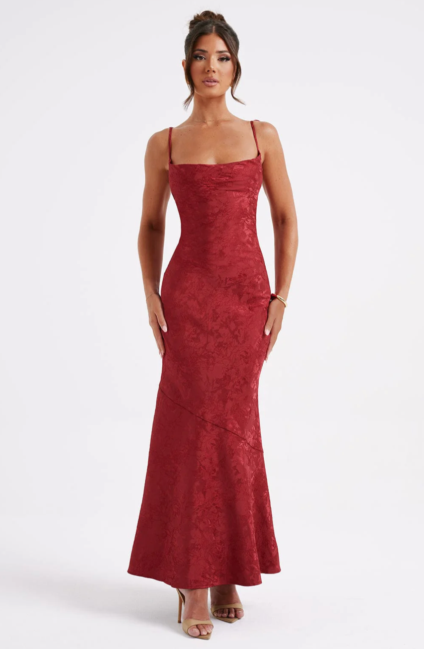 CELIA MAXI DRESS - RED