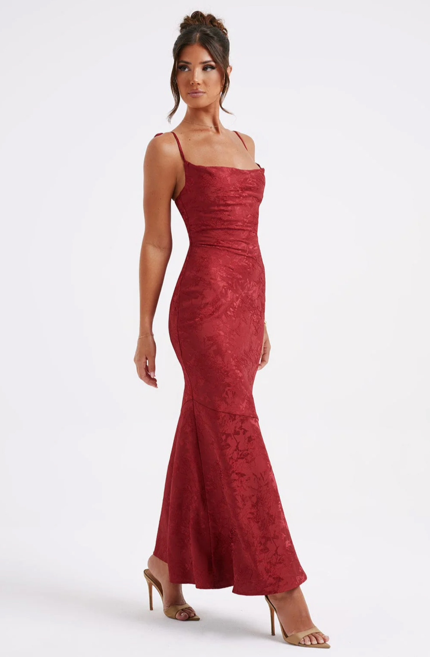 CELIA MAXI DRESS - RED