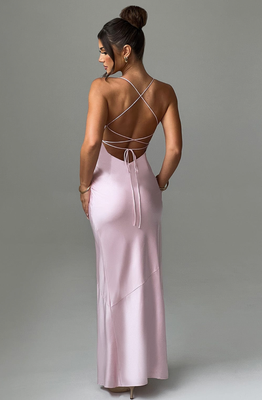 NURH MAXI DRESS - BLUSH