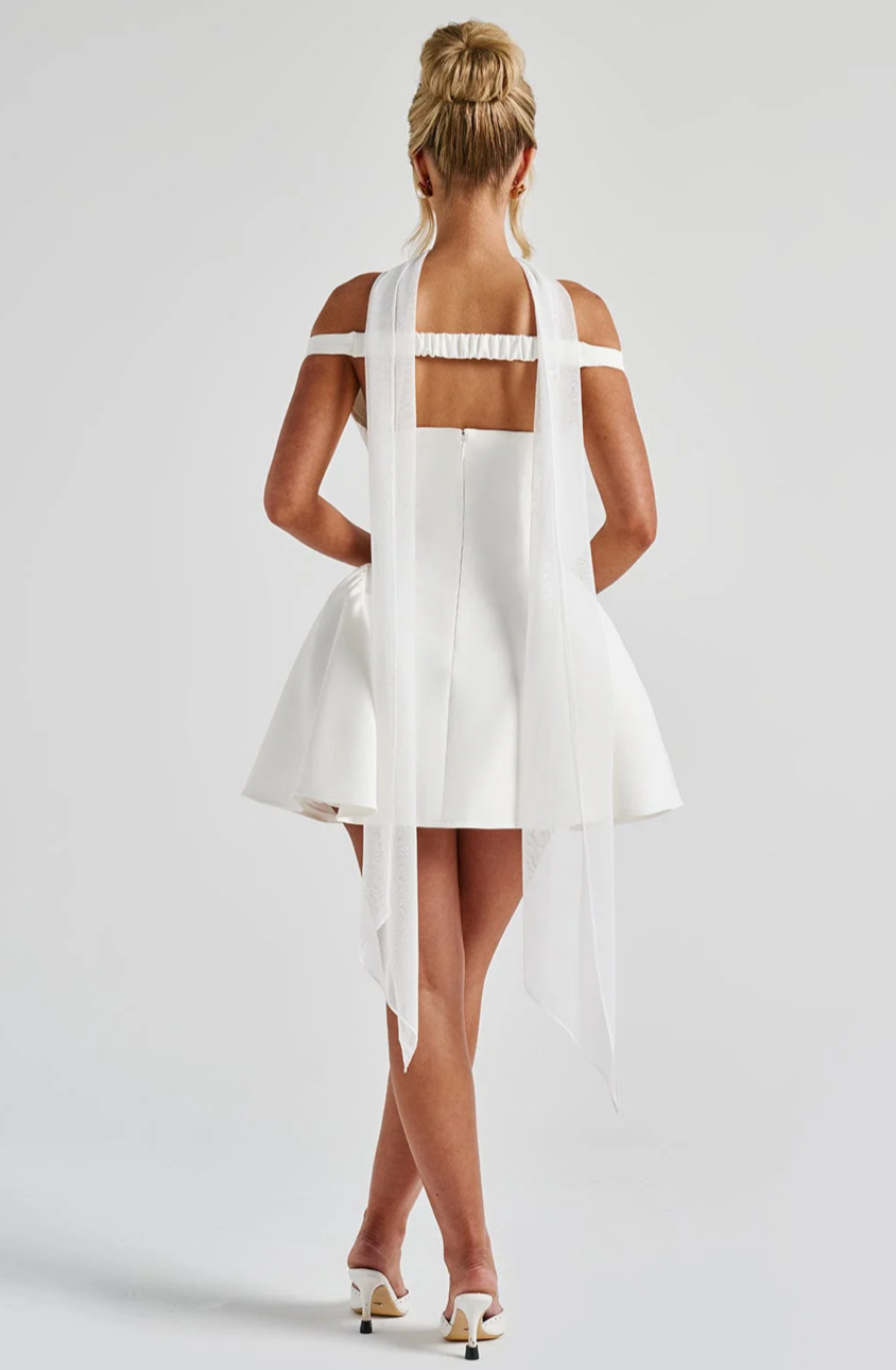 MILAGROS MINI DRESS - IVORY