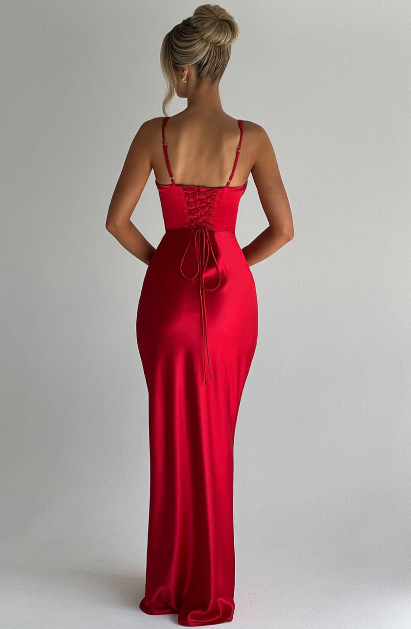 PAZ MAXI DRESS - RED