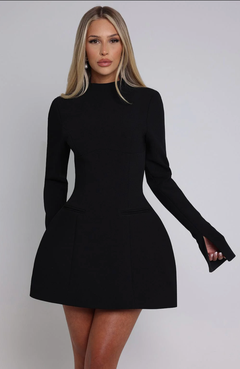 FEMKE MINI DRESS - BLACK