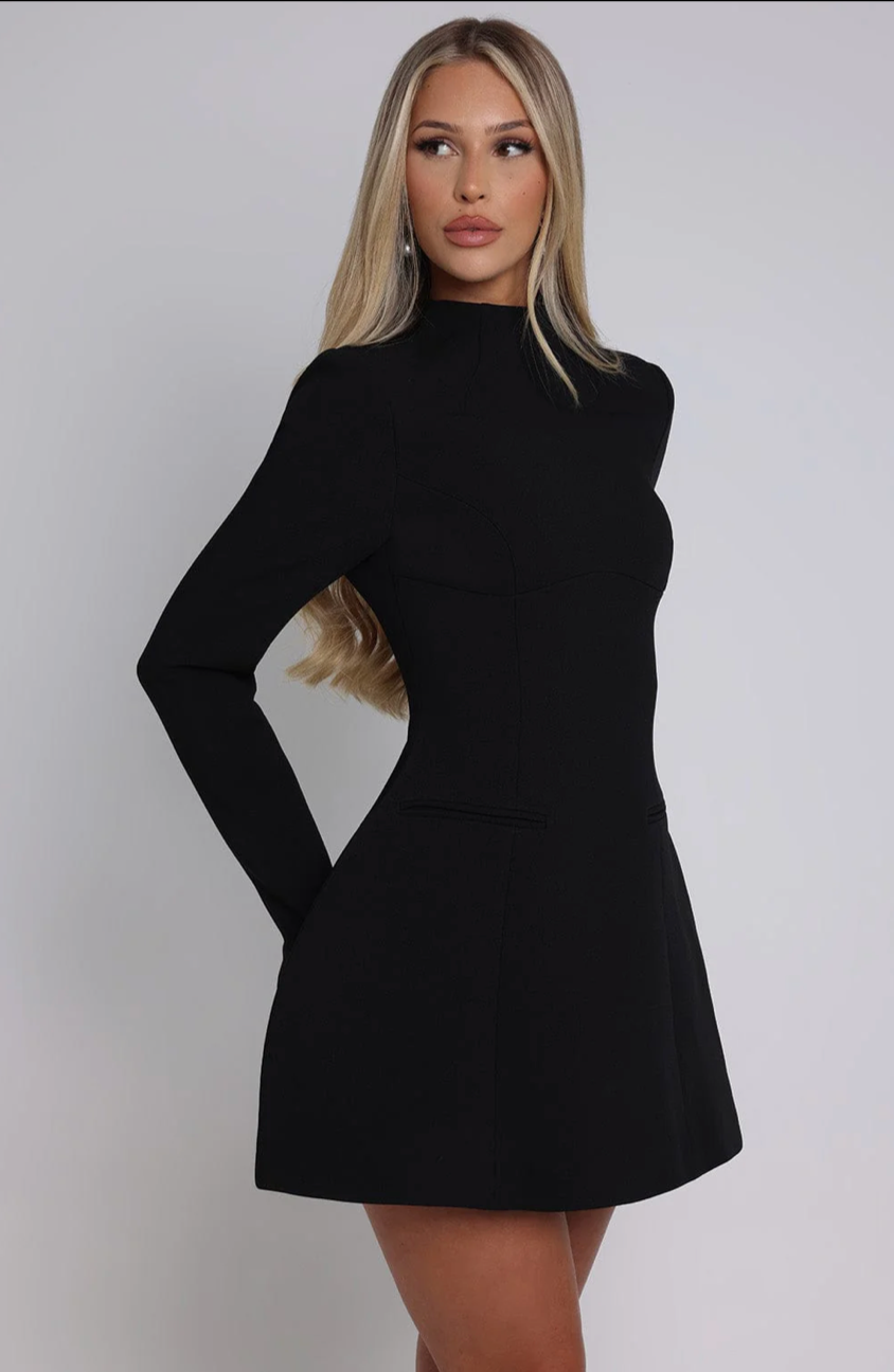 FEMKE MINI DRESS - BLACK