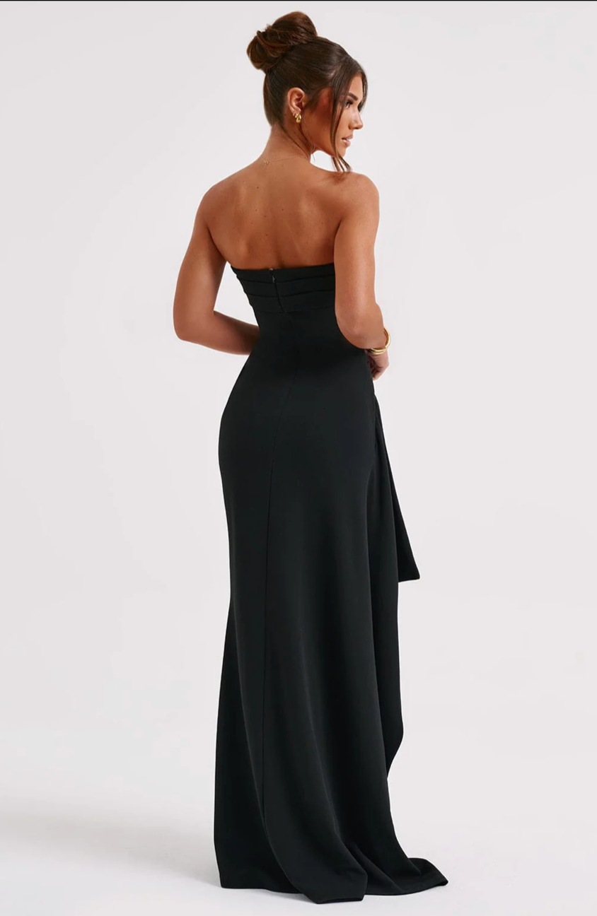 LIESBETH MAXI DRESS -BLACK