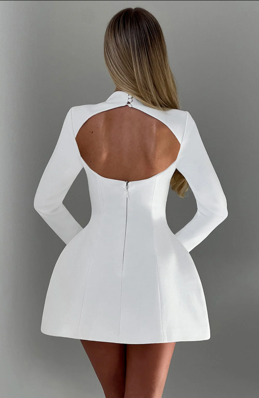 FEMKE MINI DRESS - IVORY