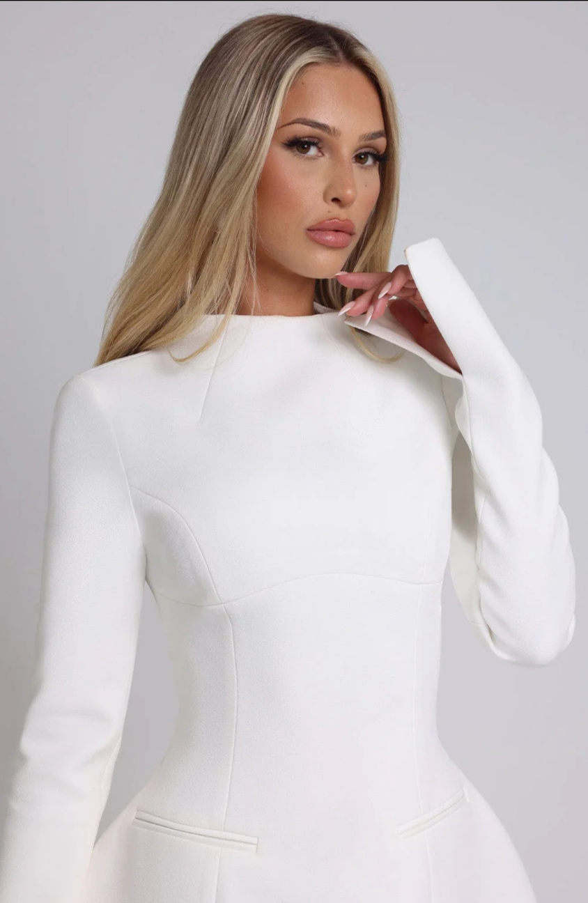 FEMKE MINI DRESS - IVORY