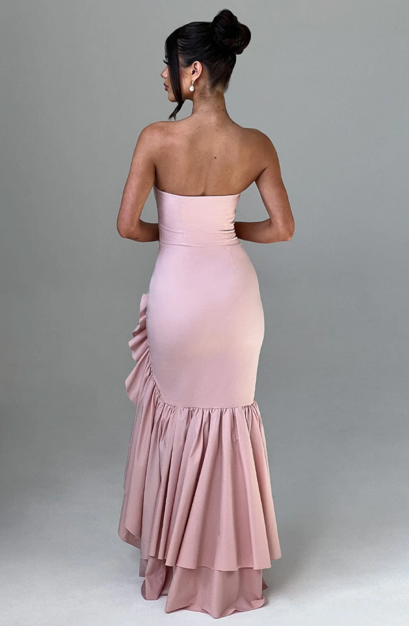 MARGRIET MAXI DRESS - BLUSH