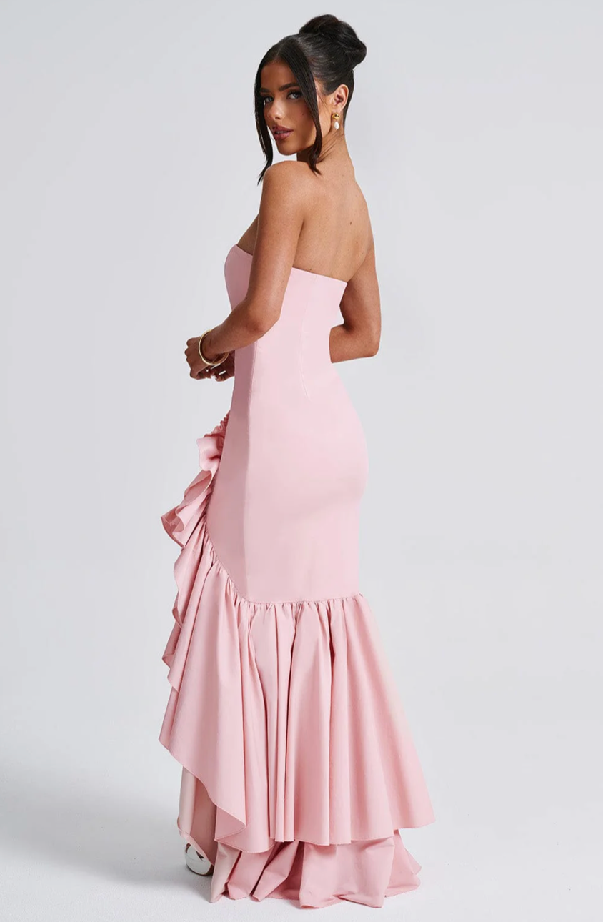 MARGRIET MAXI DRESS - BLUSH