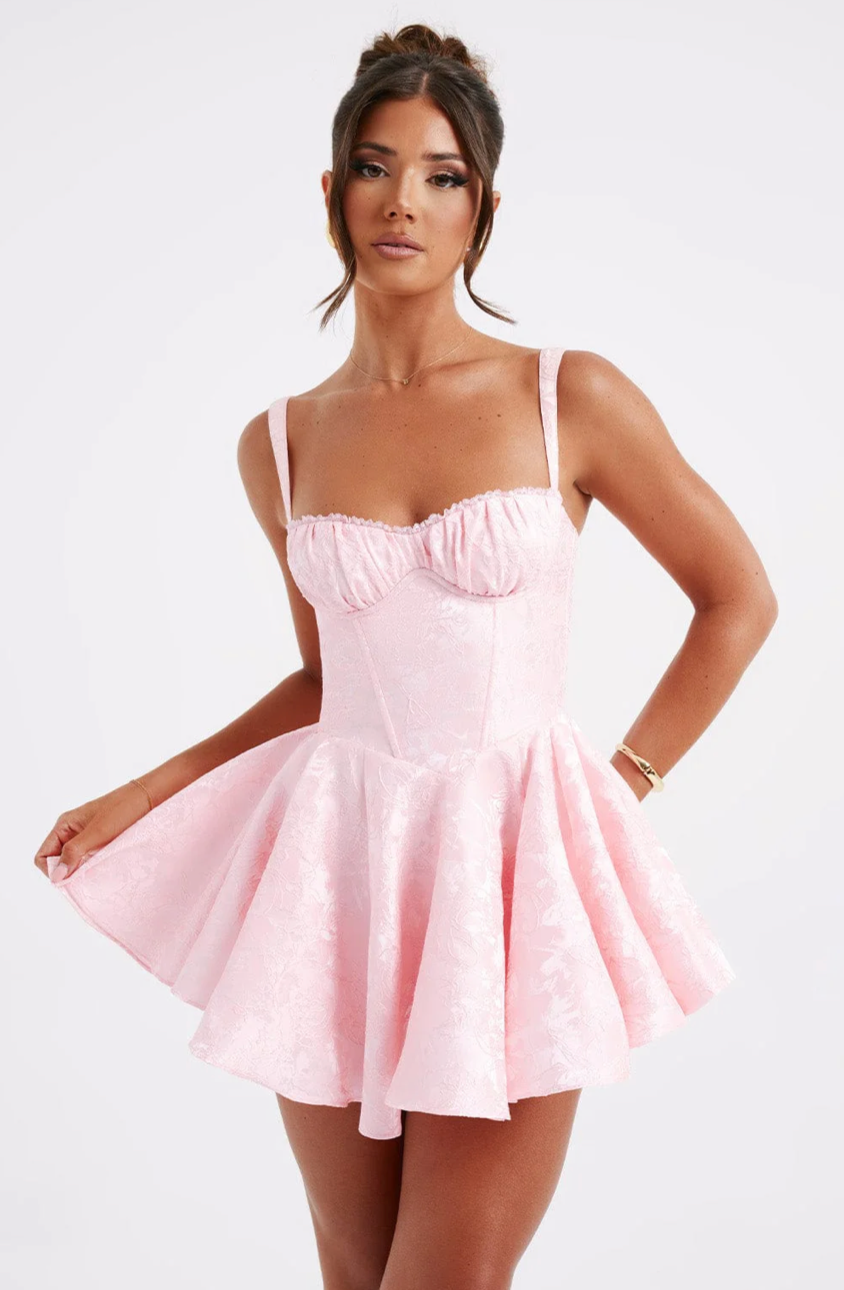 EVELIEN Mini Dress - BLUSH