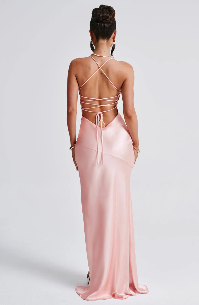 SIMONA MAXI DRESS - BLUSH