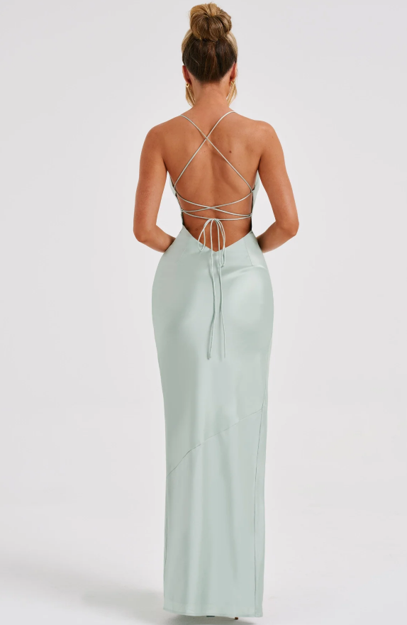 NURH MAXI DRESS - SAGE