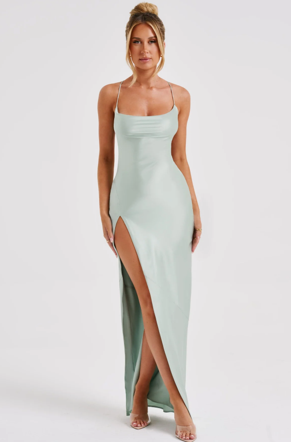 NURH MAXI DRESS - SAGE