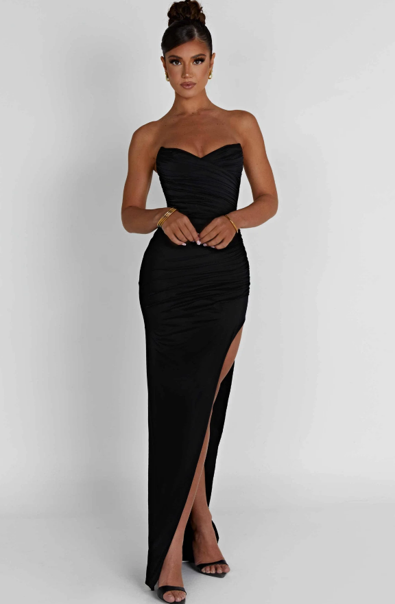 NARNIA MAXI DRESS - BLACK